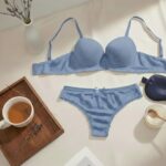 Azure Dreams Polka Dot Sleepwear Set