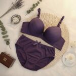 Royal Amethyst Textured Silk Set