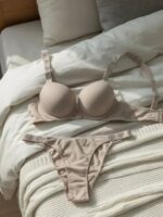 Pure Love Ribbed Heart Set (Available in White, Lilac, & Black) - Image 2