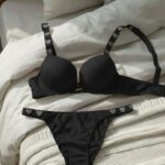 Pure Love Ribbed Heart Set (Available in White, Lilac, & Black)